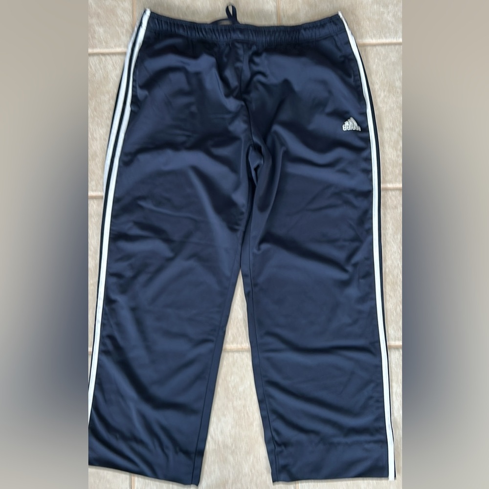 Men’s 2XL Navy Adidas Three Stripe Pants